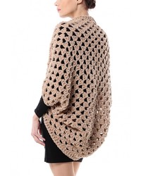 Женский светло-коричневый кардиган от Seanna