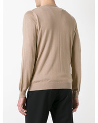 Мужской светло-коричневый кардиган от Laneus