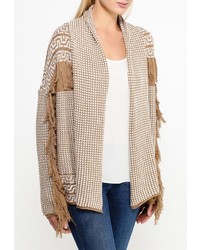 Женский светло-коричневый кардиган от Vila