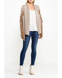 Женский светло-коричневый кардиган от Vila