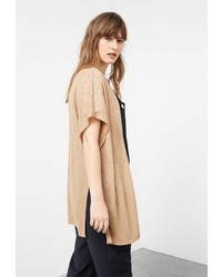 Женский светло-коричневый кардиган от Violeta BY MANGO