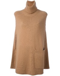 Женский светло-коричневый кашемировый свитер от Joseph