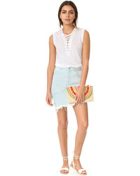 Светло-коричневый клатч от Mystique