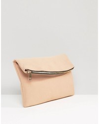 Светло-коричневый клатч от Asos