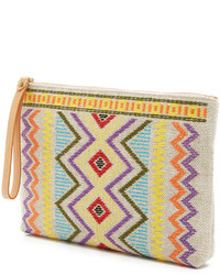 Светло-коричневый клатч от Frye