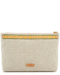 Светло-коричневый клатч от Frye