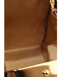 Светло-коричневый кожаный клатч от Calipso