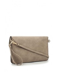 Светло-коричневый кожаный клатч от Chantal