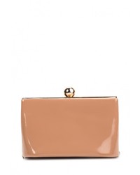 Светло-коричневый кожаный клатч от Eternel