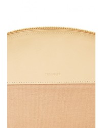 Светло-коричневый кожаный клатч от Fetiche