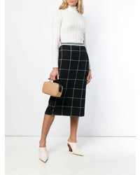 Светло-коричневый кожаный клатч от Marni