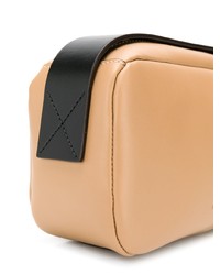 Светло-коричневый кожаный клатч от Marni