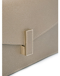 Светло-коричневый кожаный клатч от Valextra