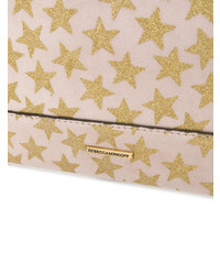 Светло-коричневый кожаный клатч от Rebecca Minkoff