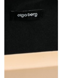 Светло-коричневый кожаный клатч от Olga Berg