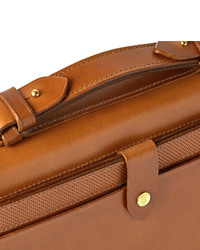 Светло-коричневый кожаный портфель