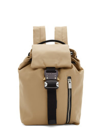 Женский светло-коричневый кожаный рюкзак от 1017 Alyx 9Sm