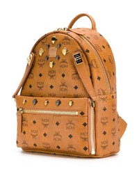 Мужской светло-коричневый кожаный рюкзак от MCM