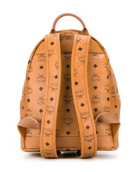 Мужской светло-коричневый кожаный рюкзак от MCM