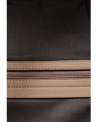 Женский светло-коричневый кожаный рюкзак от Calvin Klein Jeans