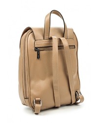 Женский светло-коричневый кожаный рюкзак от David Jones