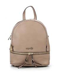 Женский светло-коричневый кожаный рюкзак от Dispacci