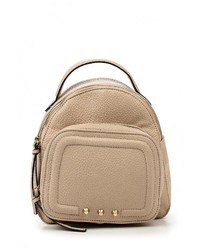 Женский светло-коричневый кожаный рюкзак от Diva