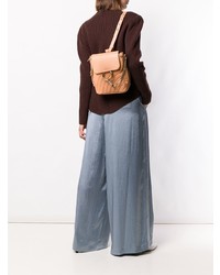 Женский светло-коричневый кожаный рюкзак от Chloé