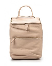 Женский светло-коричневый кожаный рюкзак от Le camp