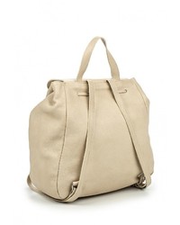 Женский светло-коричневый кожаный рюкзак от Moronero