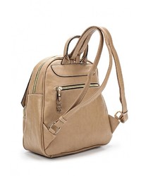 Женский светло-коричневый кожаный рюкзак от Nano de la Rosa