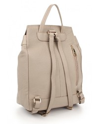 Женский светло-коричневый кожаный рюкзак от Palio