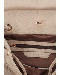 Женский светло-коричневый кожаный рюкзак от Palio