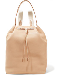Женский светло-коричневый кожаный рюкзак от The Row