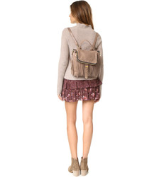 Женский светло-коричневый кожаный рюкзак от Botkier