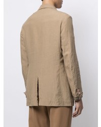 Мужской светло-коричневый льняной пиджак от UNDERCOVE