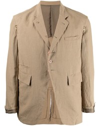 Мужской светло-коричневый льняной пиджак от UNDERCOVE