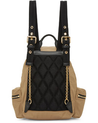 Женский светло-коричневый нейлоновый рюкзак от Burberry