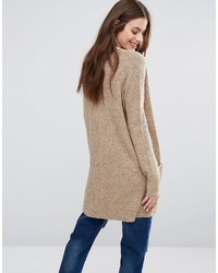 Женский светло-коричневый открытый кардиган от Brave Soul