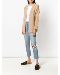 Женский светло-коричневый открытый кардиган от Incentive! Cashmere