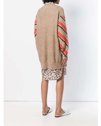 Женский светло-коричневый открытый кардиган от By Malene Birger