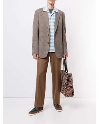 Мужской светло-коричневый пиджак в клетку от Kolor