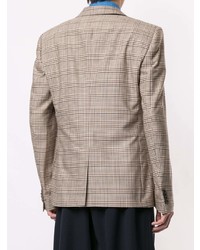 Мужской светло-коричневый пиджак в шотландскую клетку от Stella McCartney