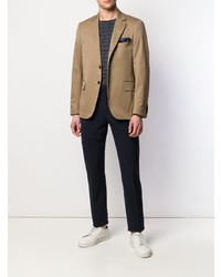 Мужской светло-коричневый пиджак от Mp Massimo Piombo