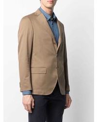 Мужской светло-коричневый пиджак от Mp Massimo Piombo