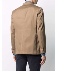 Мужской светло-коричневый пиджак от Mp Massimo Piombo