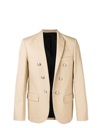 Мужской светло-коричневый пиджак от Balmain