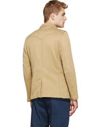 Мужской светло-коричневый пиджак от VISVIM