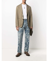 Мужской светло-коричневый пиджак от DSQUARED2