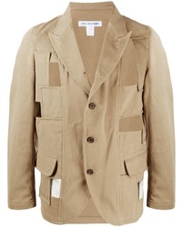 Мужской светло-коричневый пиджак от Comme Des Garcons SHIRT